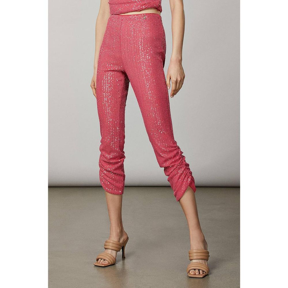 Patrizia Pepe Red Polyester Casual Pants