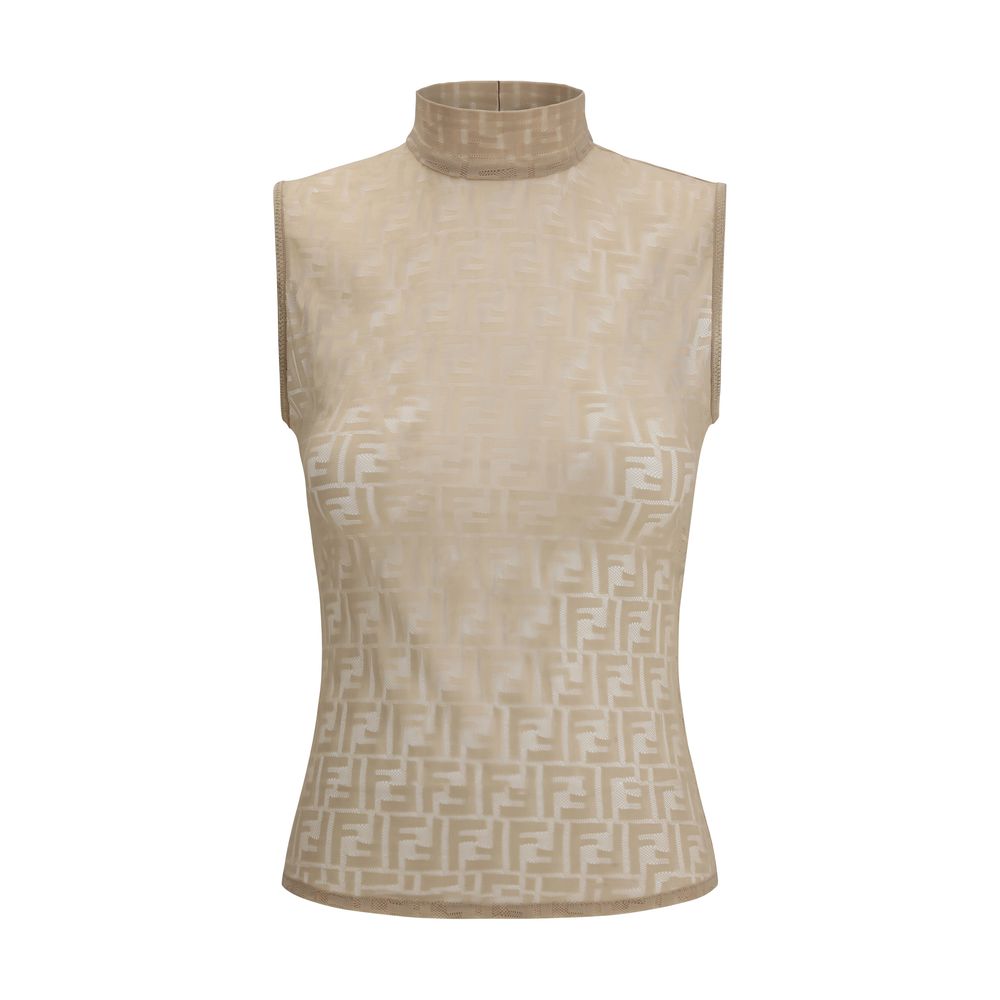 Fendi Multicolor Polyamide T-Shirt