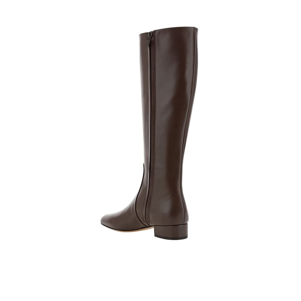 Valentino Garavani Brown Calfskin Boots