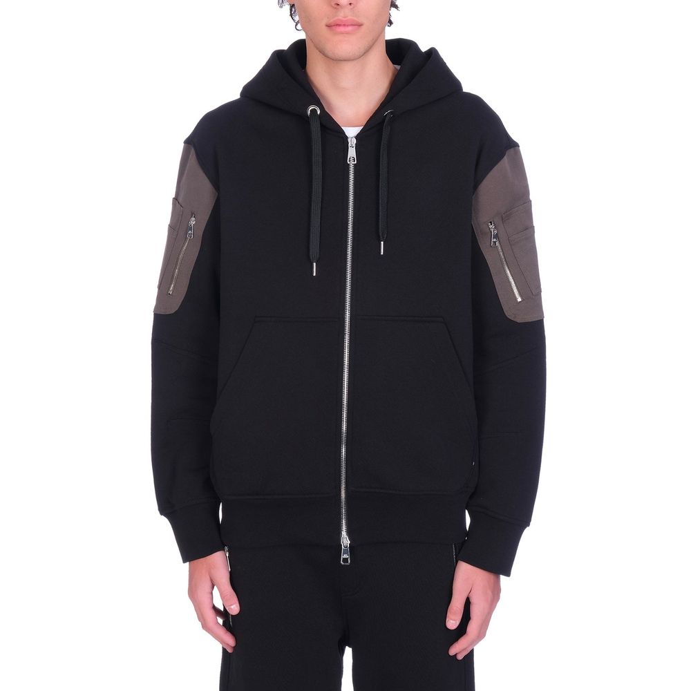 Neil Barrett Black Cotton Sweatshirt