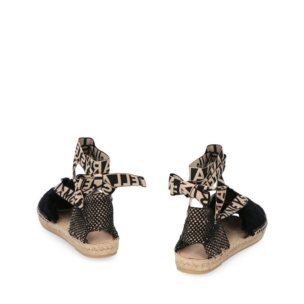 Stella McCartney Black Canvas Espadrilles