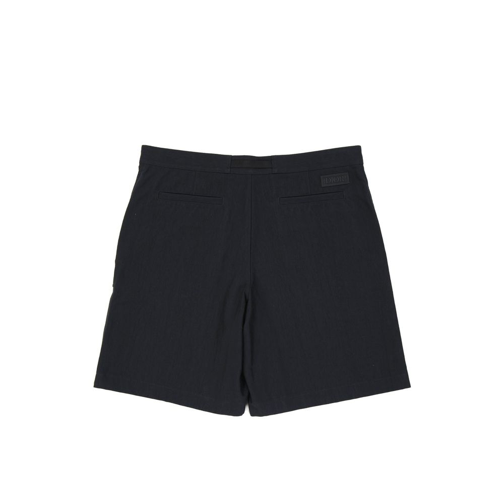 Dior Black Cotton Cargo Shorts