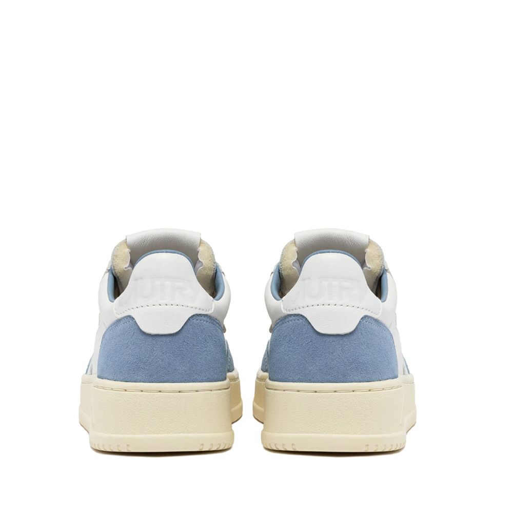 Autry White Leather Low Top Sneakers