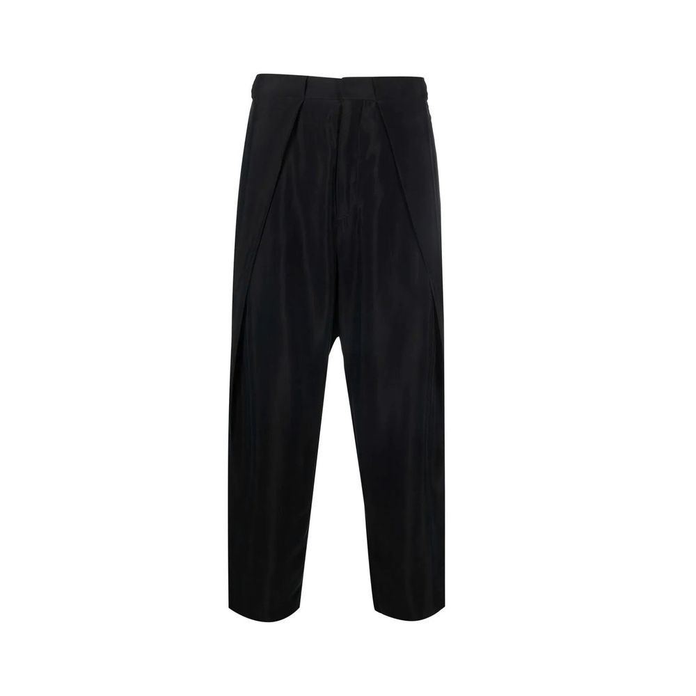 Balmain Black Copper Cropped Pants