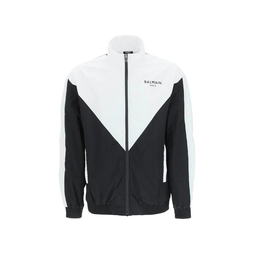 Balmain Black Polyamide Shell Jacket