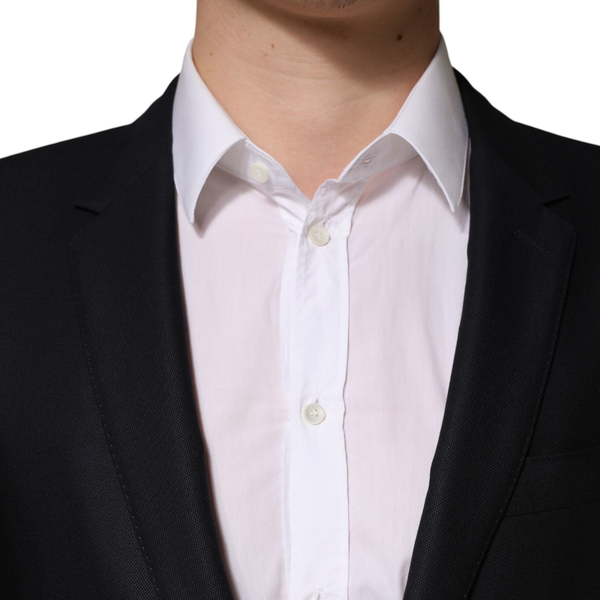 Dolce & Gabbana Black MARTINI Single Breasted Jacket Blazer