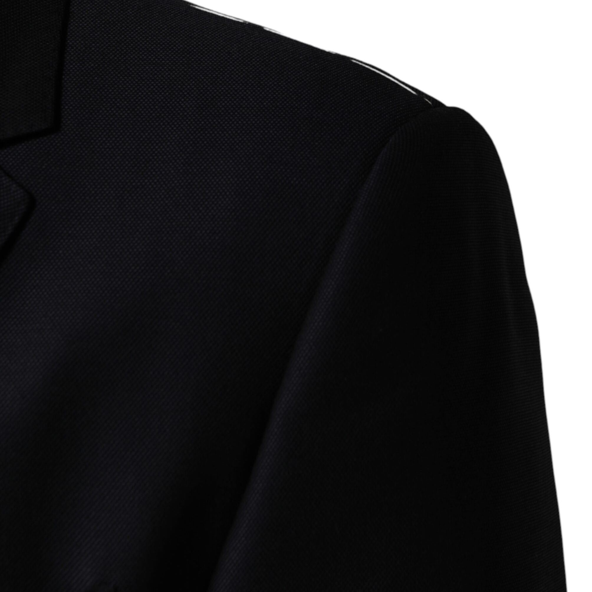 Dolce & Gabbana Black MARTINI Single Breasted Jacket Blazer