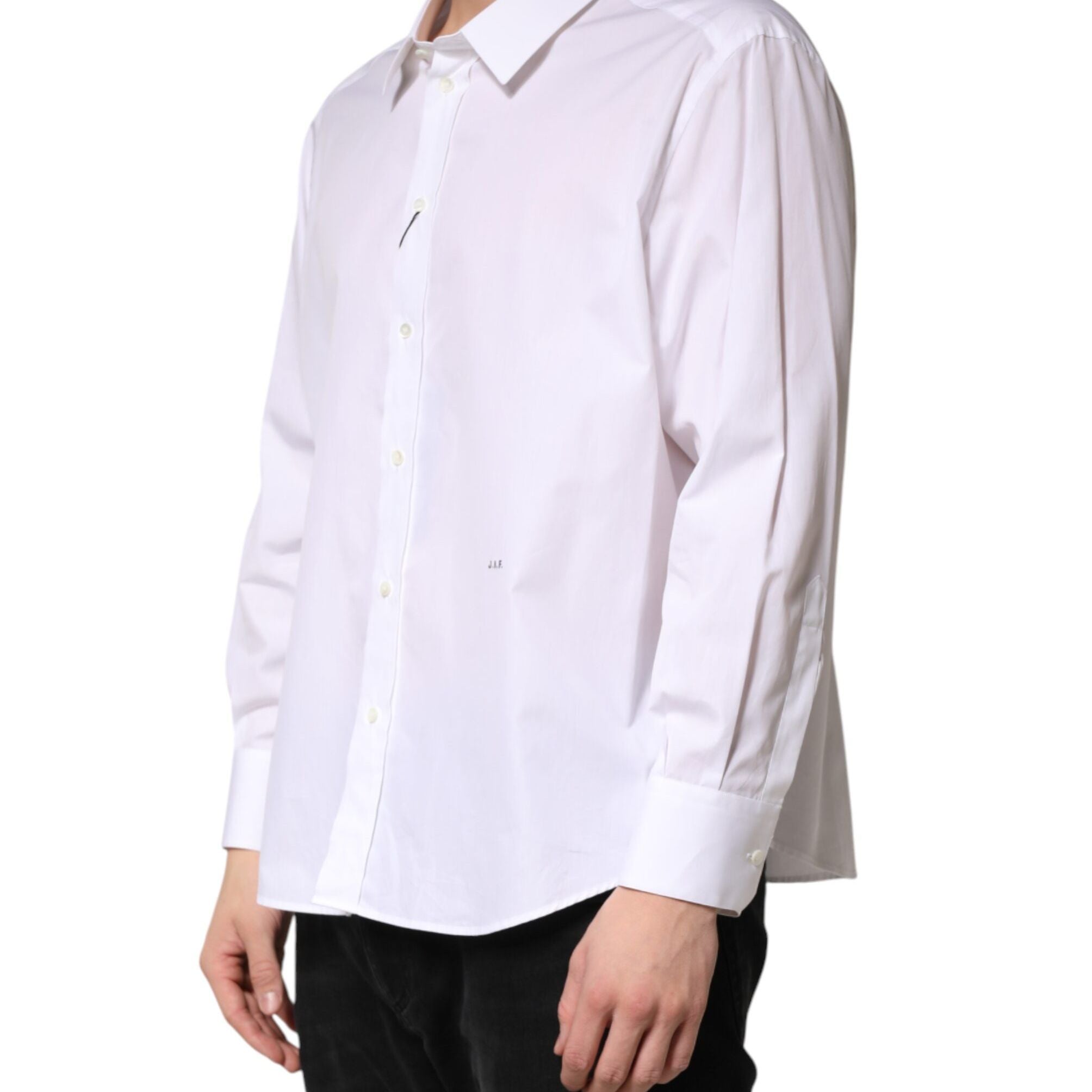 Dolce & Gabbana White SARTORIA Cotton Collared Dress Shirt