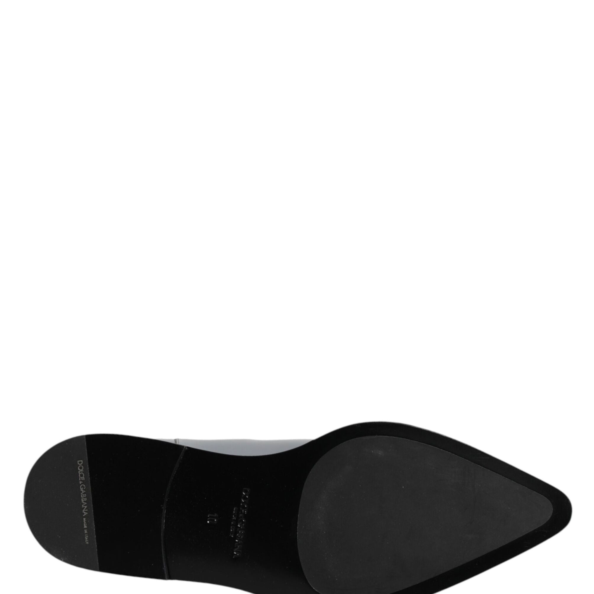 Dolce & Gabbana Light Gray Chelsea Short Ankle Boots Shoes