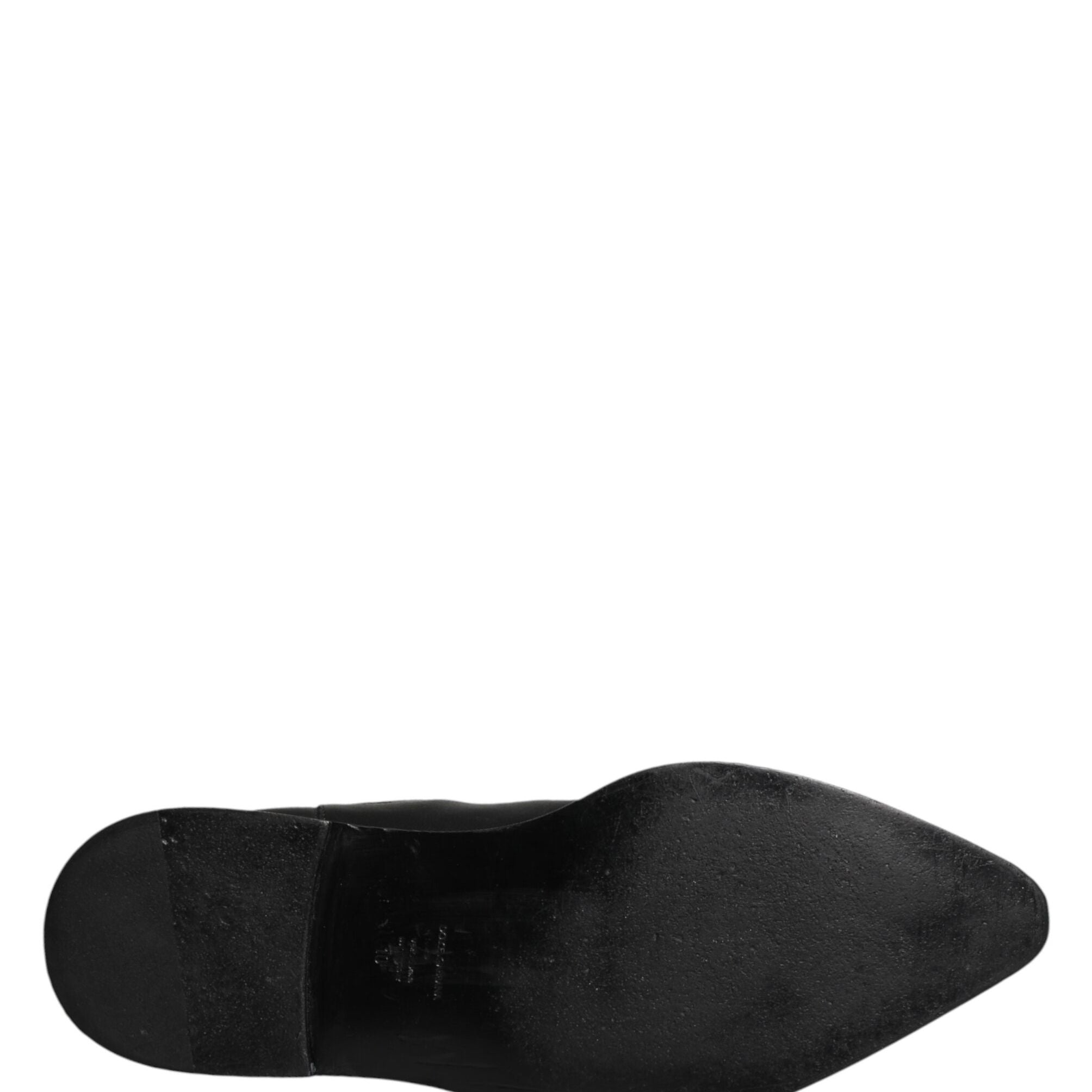 Dolce & Gabbana Black Chelsea Men Short Ankle Boots Shoes