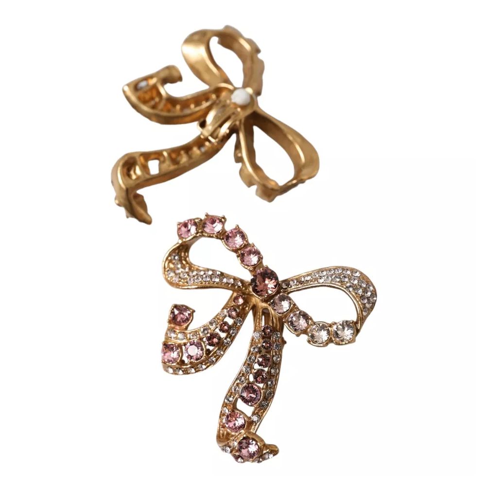 Dolce & Gabbana Gold Brass Earrings