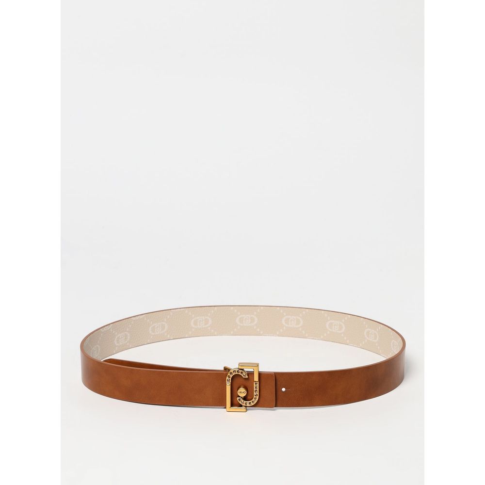 Liu Jo Beige Leather Regular Belt
