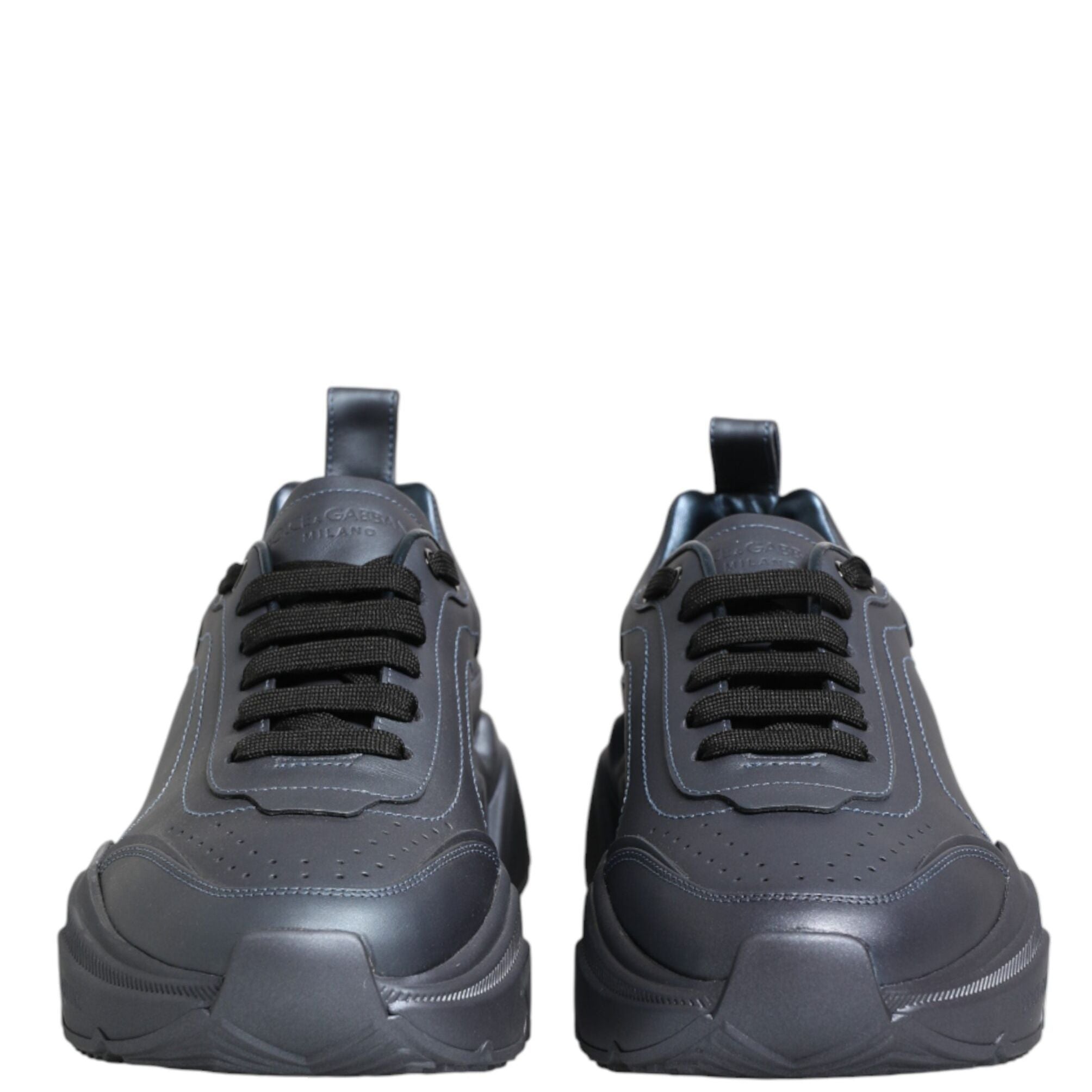 Dolce & Gabbana Blueish Gray Daymaster Low Top Sneakers Shoes
