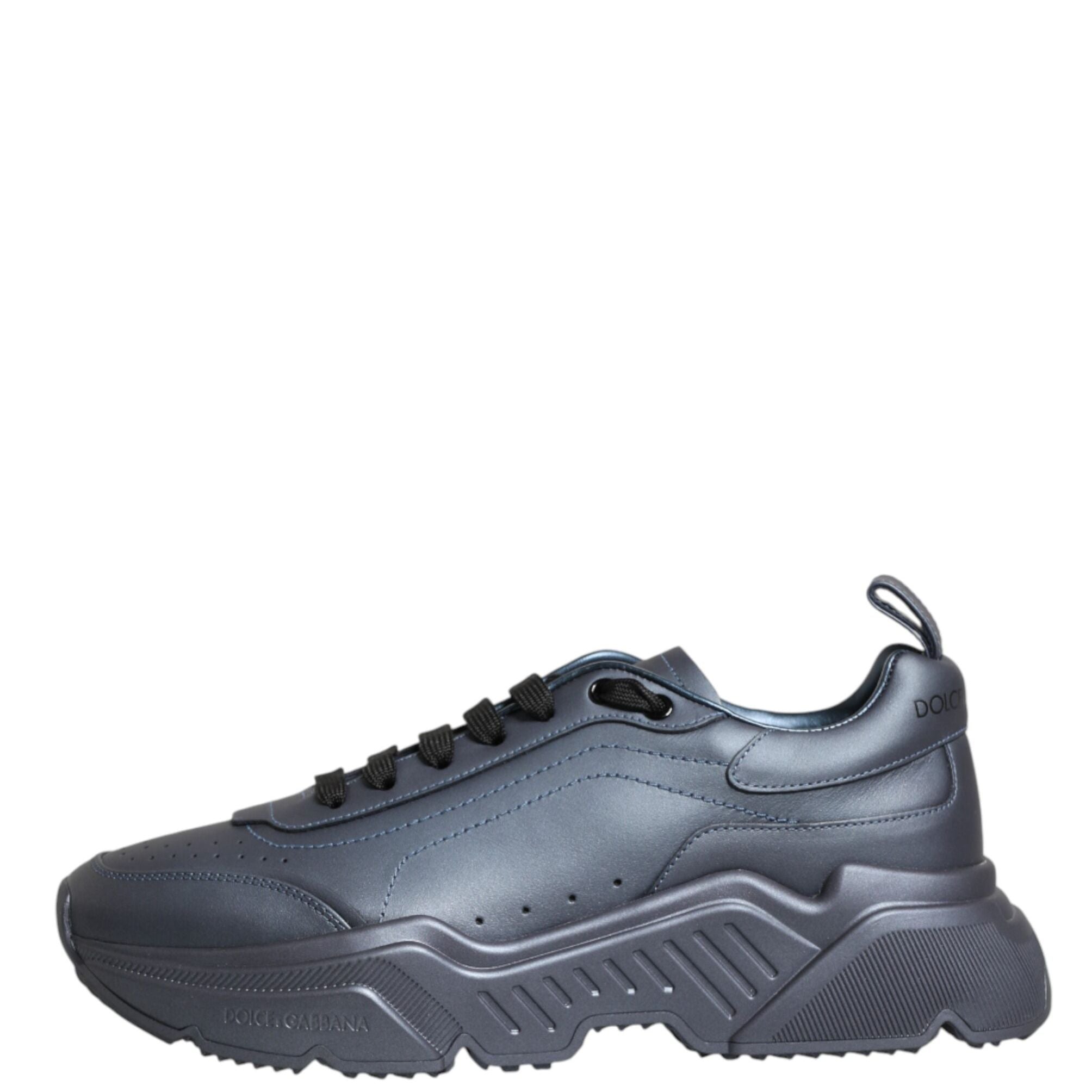 Dolce & Gabbana Blueish Gray Daymaster Low Top Sneakers Shoes