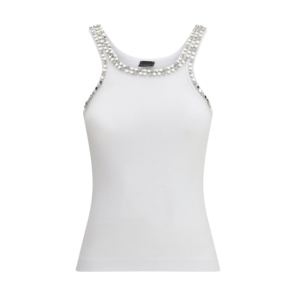 PINKO White Cotton T-Shirt