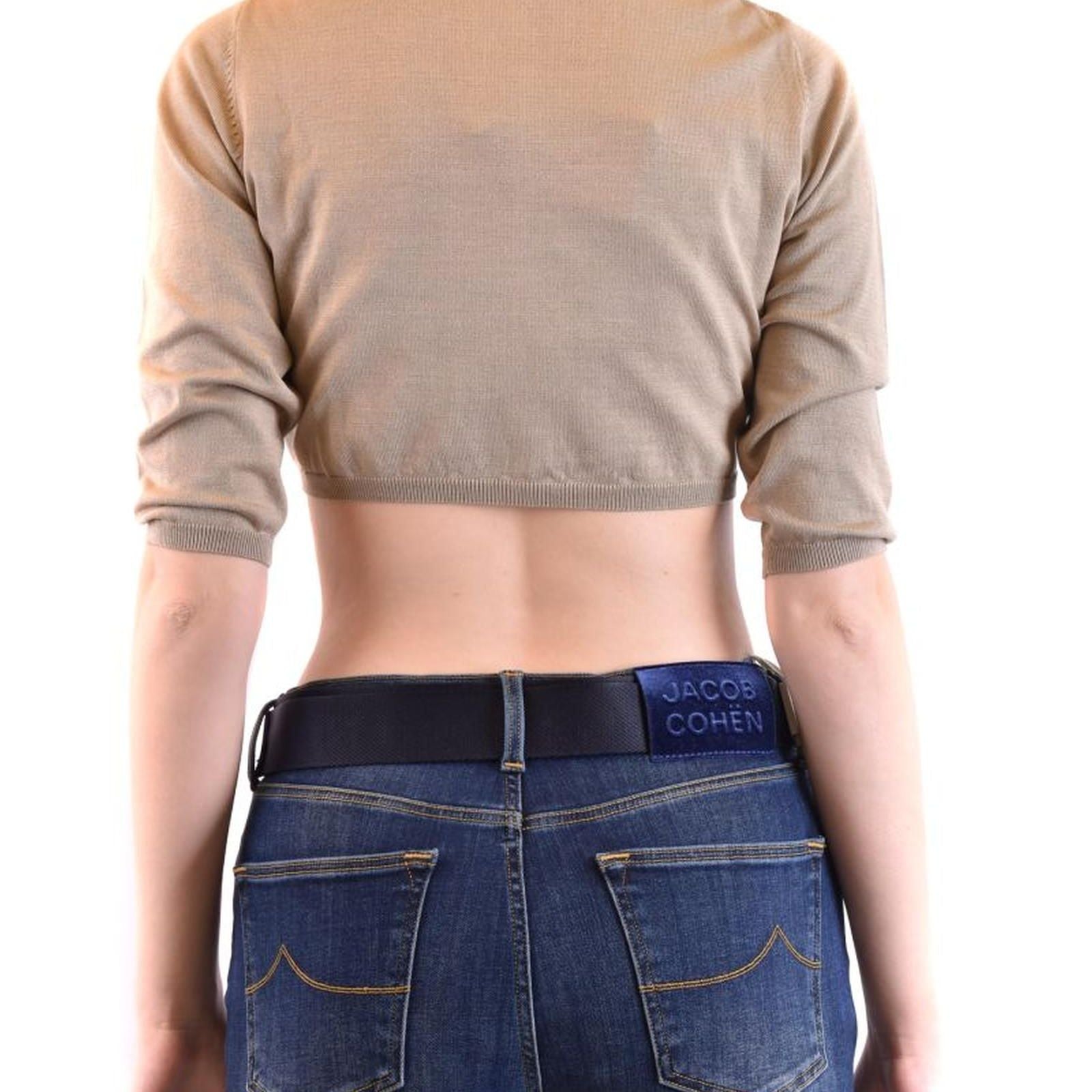 Parosh Brown Cotton Cardigan