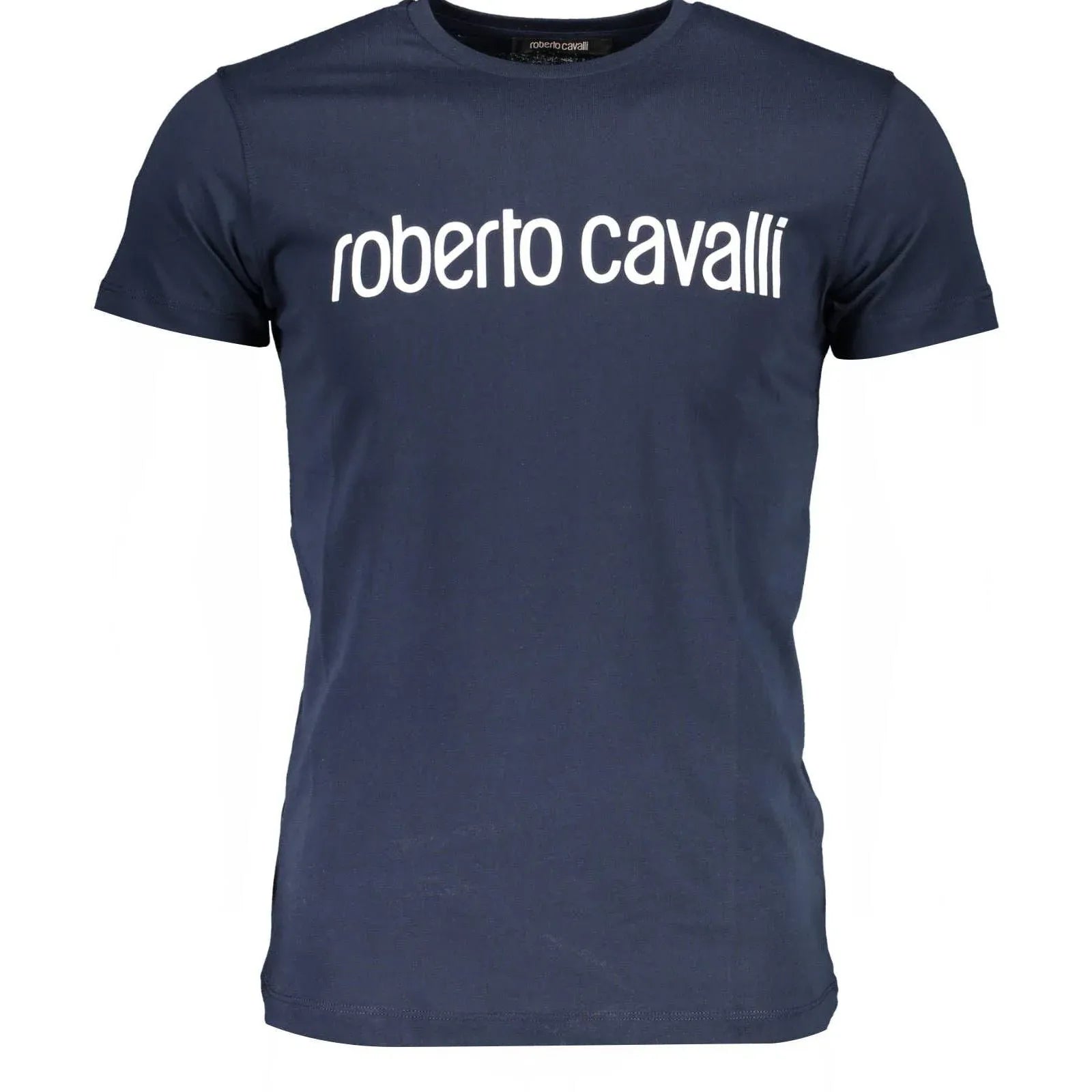 Roberto Cavalli Blue Cotton T-Shirt