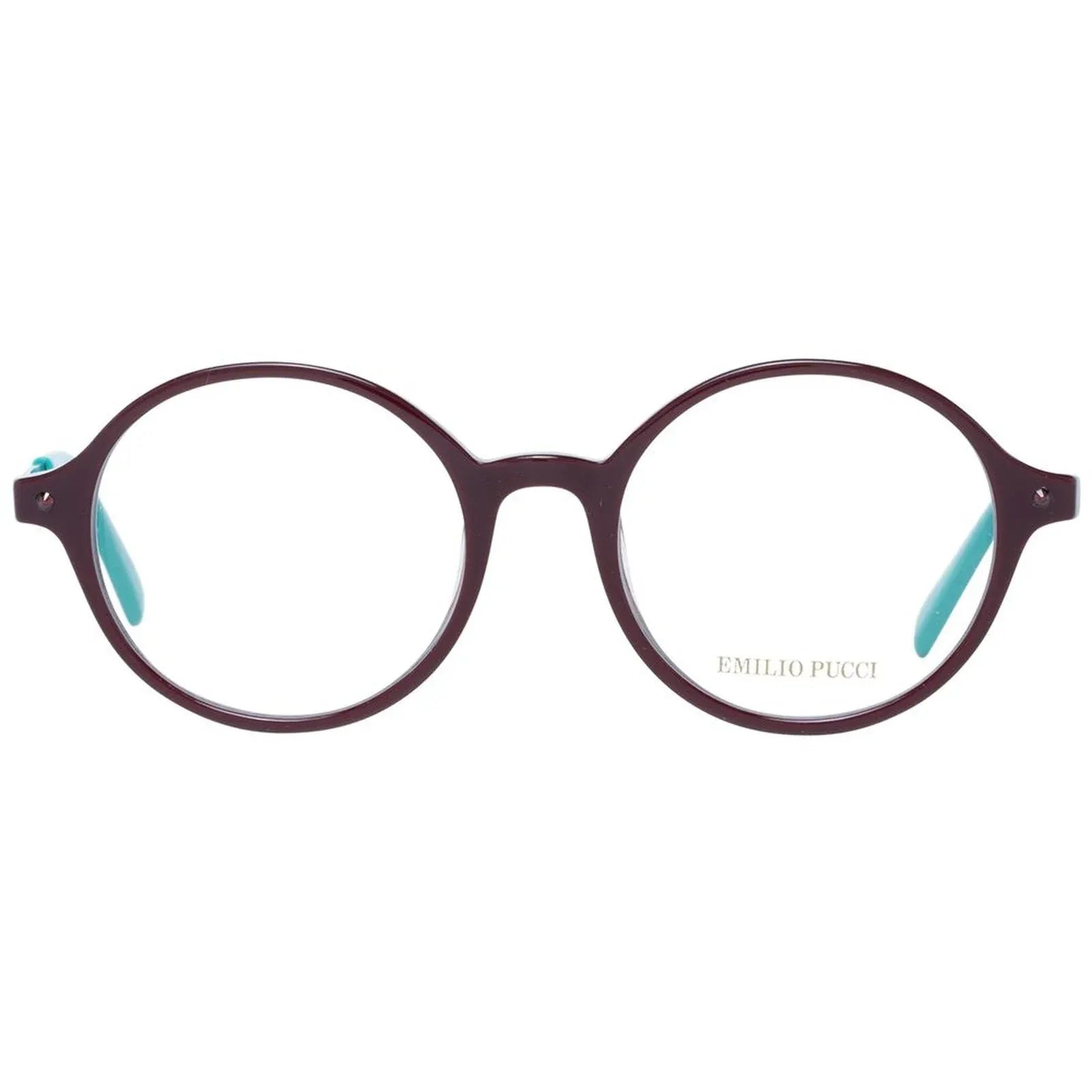 Emilio Pucci Burgundy Plastic Glasses (Frames)