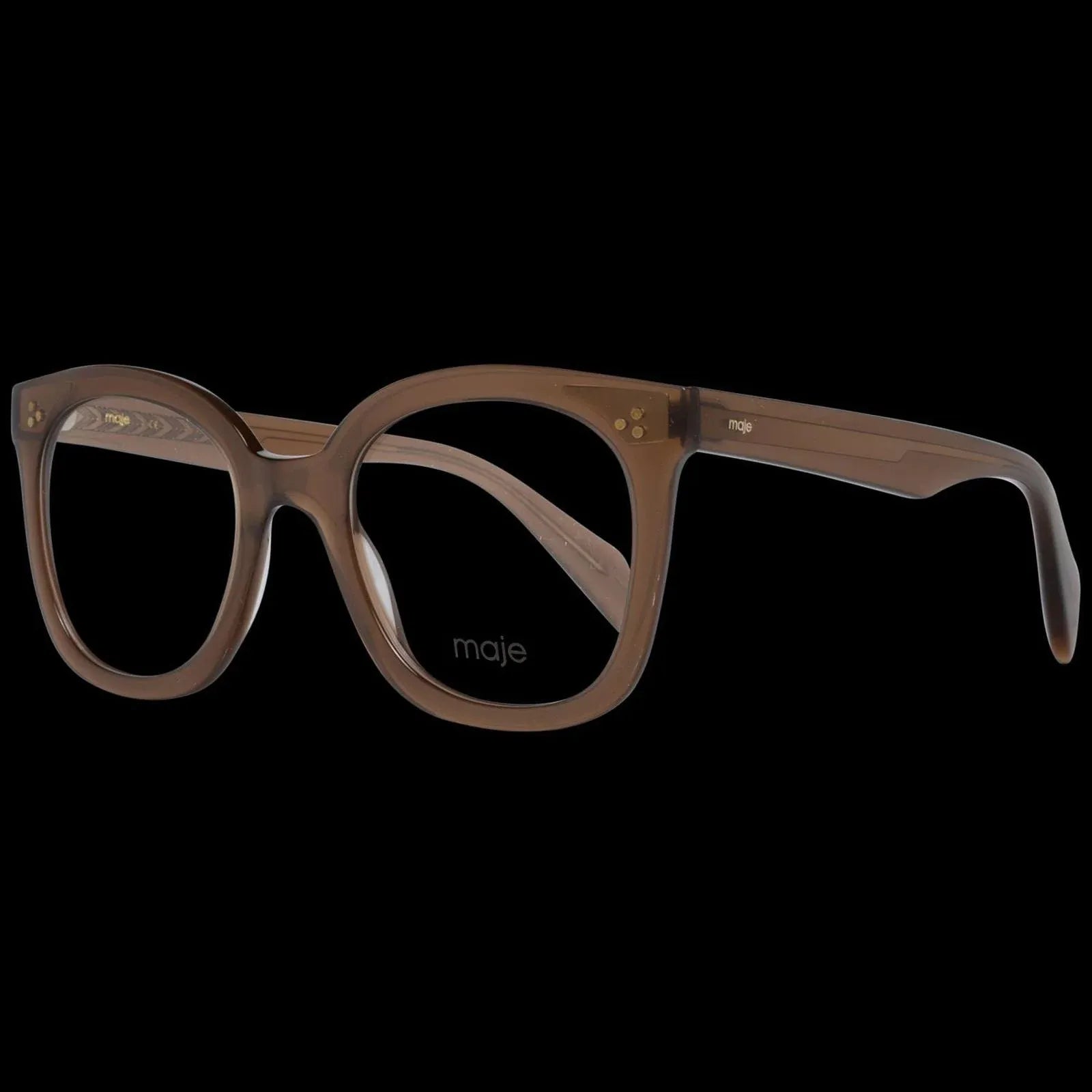 Maje Brown Plastic Glasses (Frames)