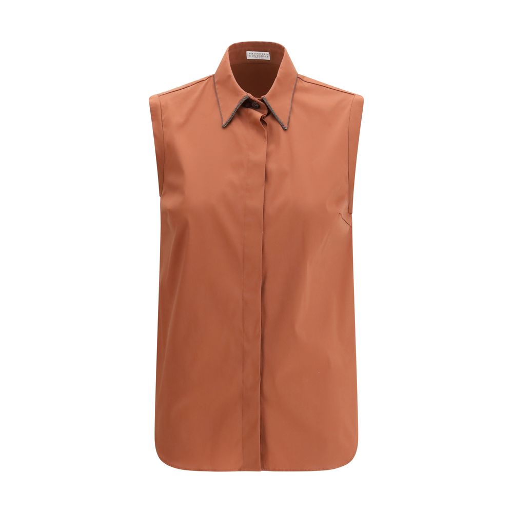Brunello Cucinelli Multicolor Cotton Shirt