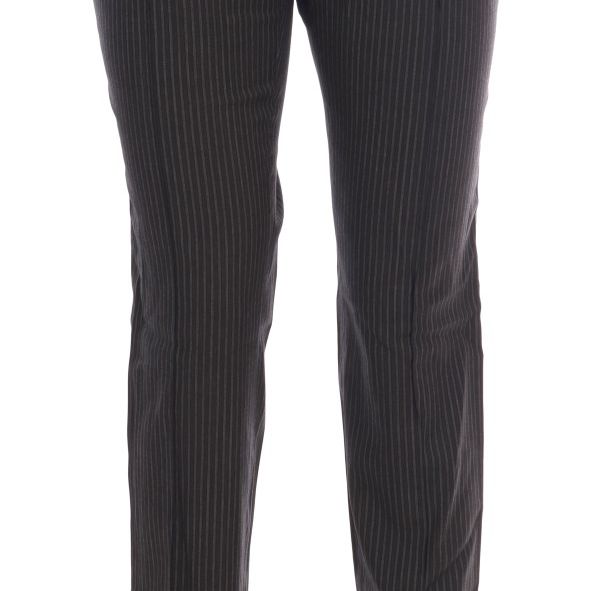 Dolce & Gabbana Gray Textile Dress Pants