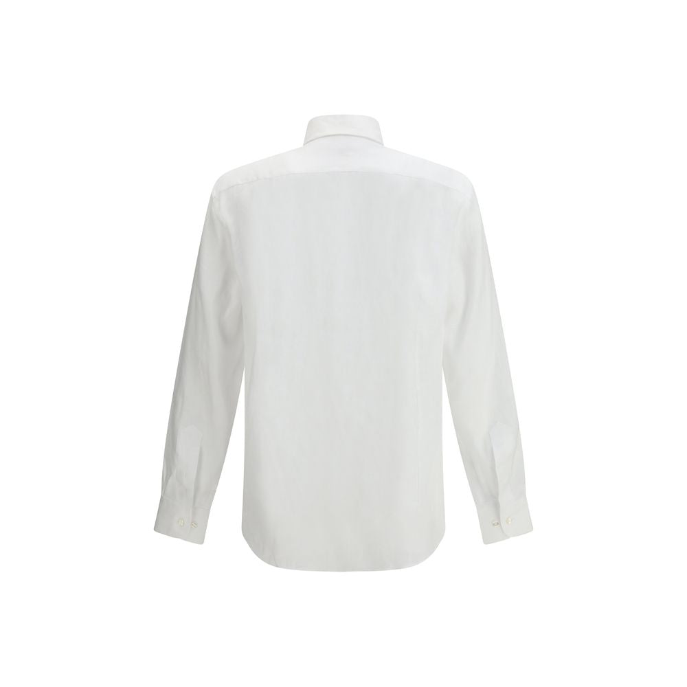 Etro White Linen Dress Shirt