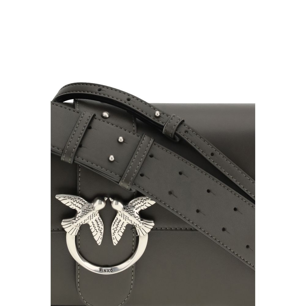 PINKO Bicolor Leather Shoulder Bag