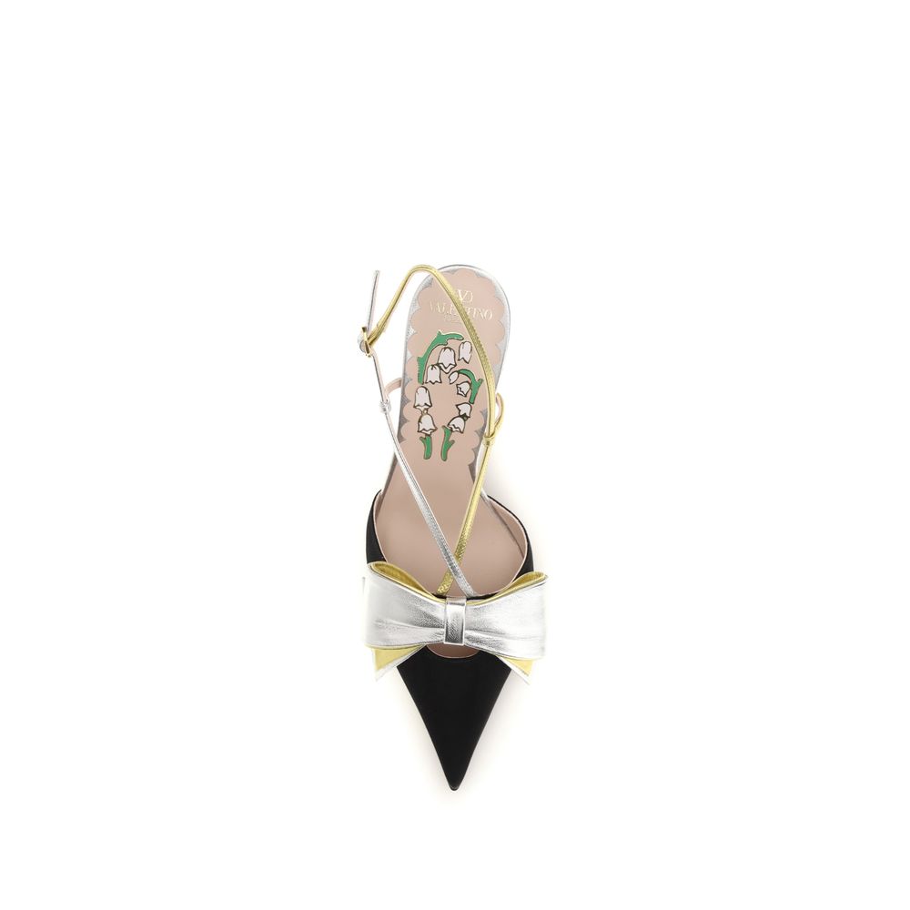 Valentino Garavani Multicolor Viscose High Heel Pumps
