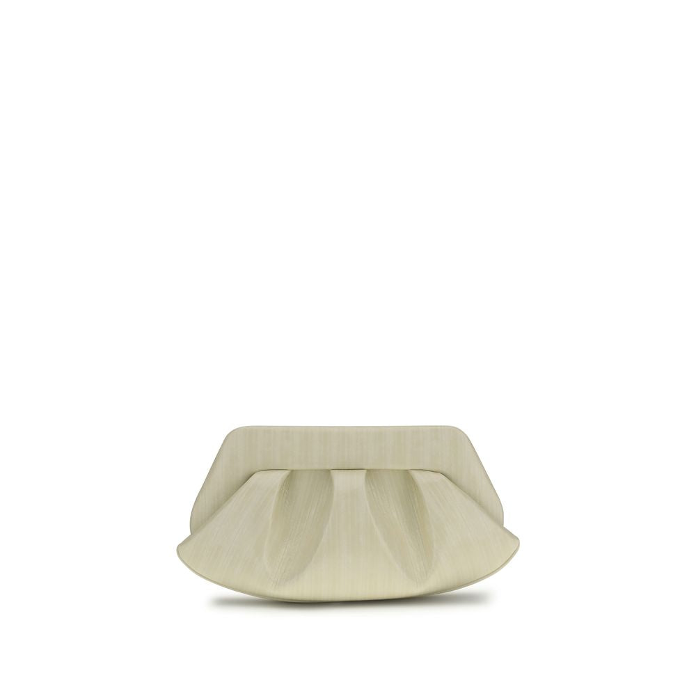 THEMOIRè White Polyethylene Clutch Bag