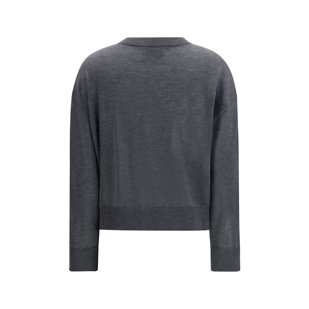 Loulou De Saison Gray Cashmere Cardigan
