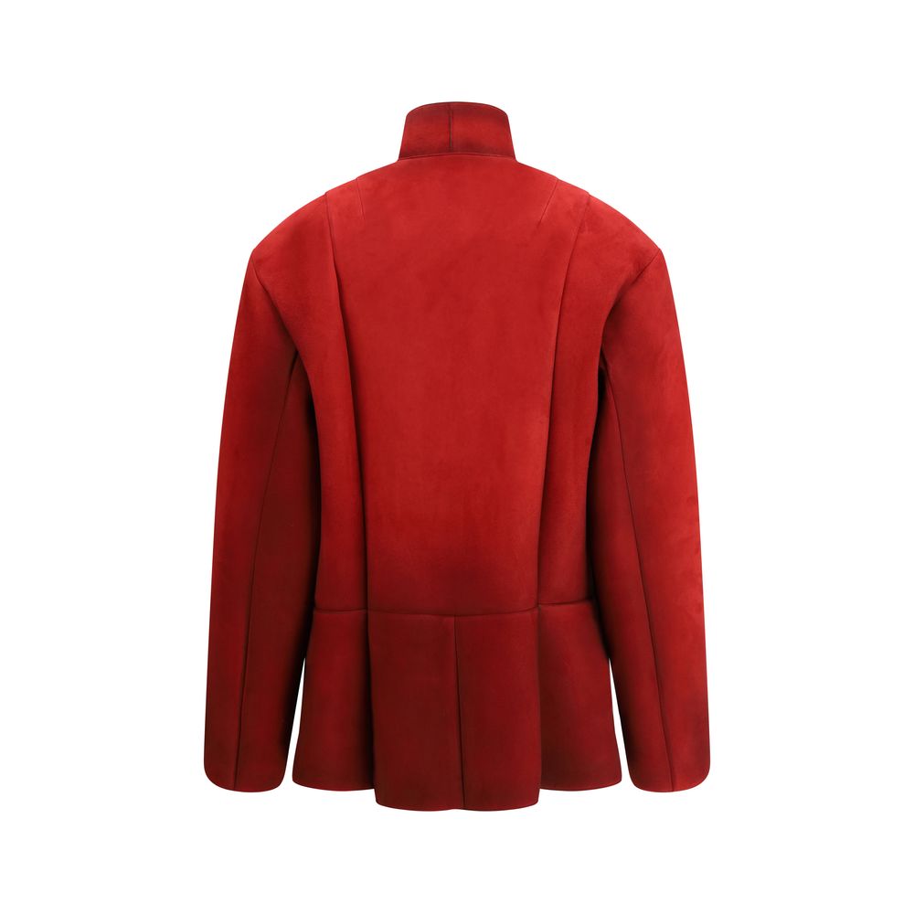 Prada Multicolor Lamb Ovis Aries Aries Coat