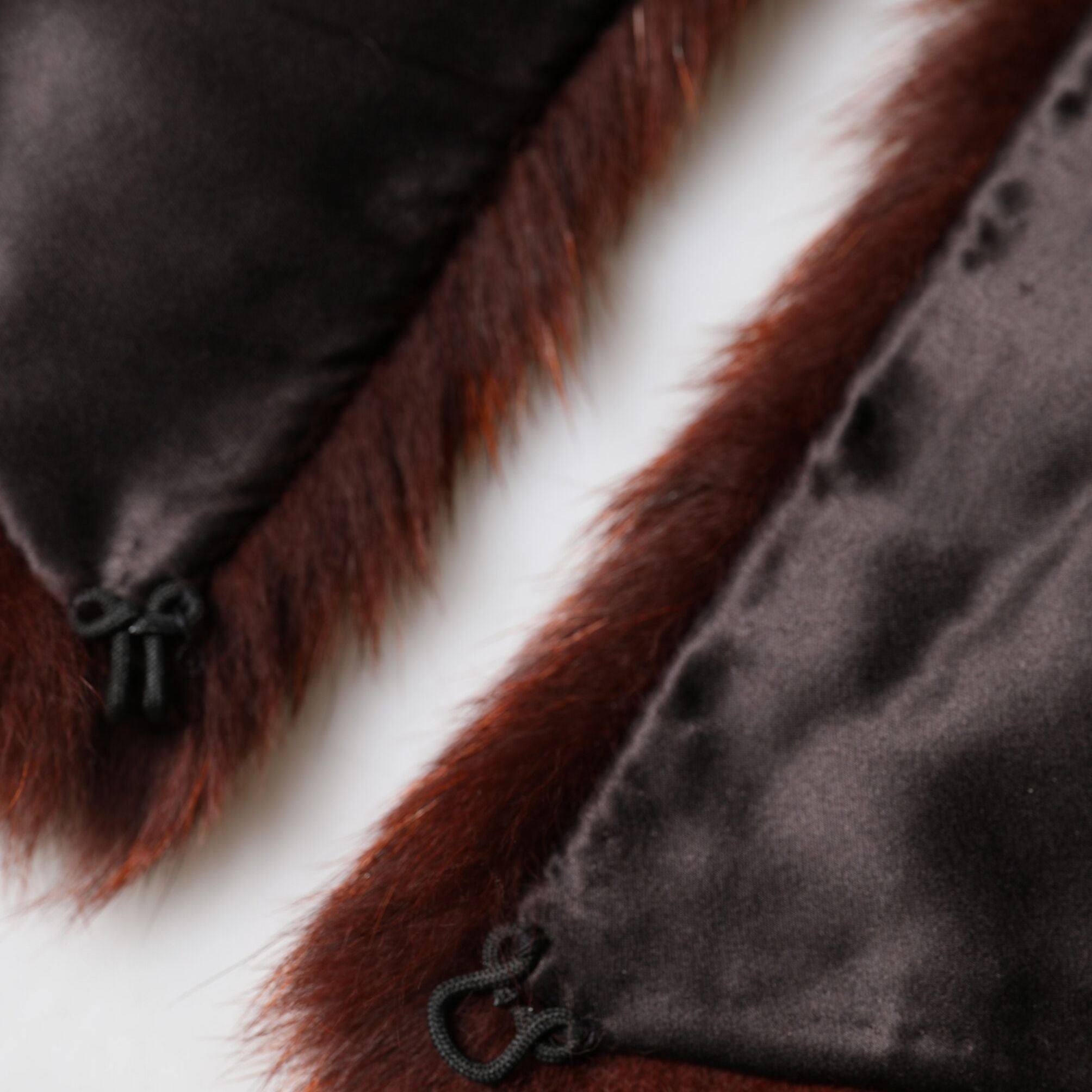 Dolce & Gabbana Brown Mink Fur Collar Women Neck Wrap 60cm x 14cm Scarf