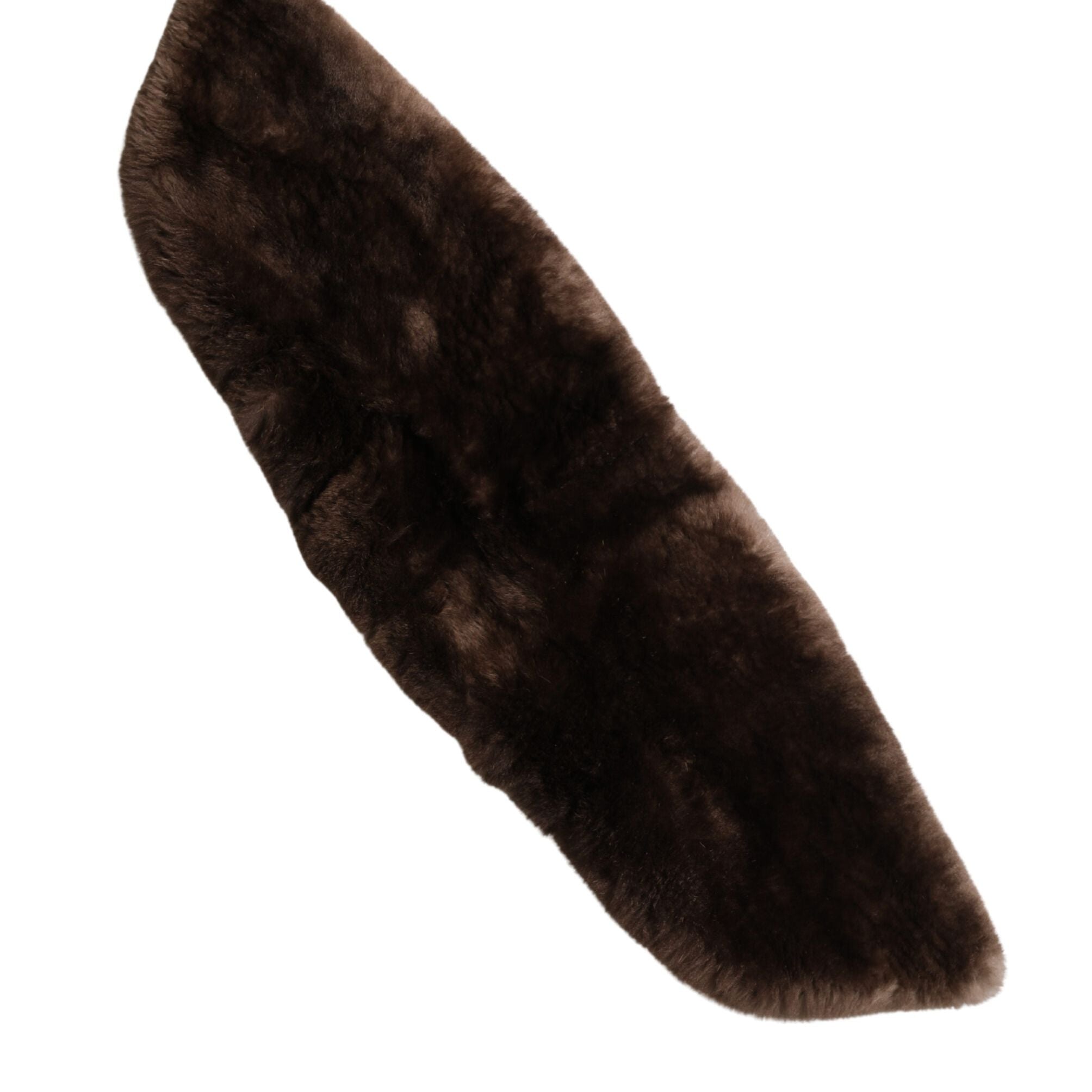 Dolce & Gabbana Brown Fur Shoulder Collar Neck Wrap 60cm x 14cm Scarf