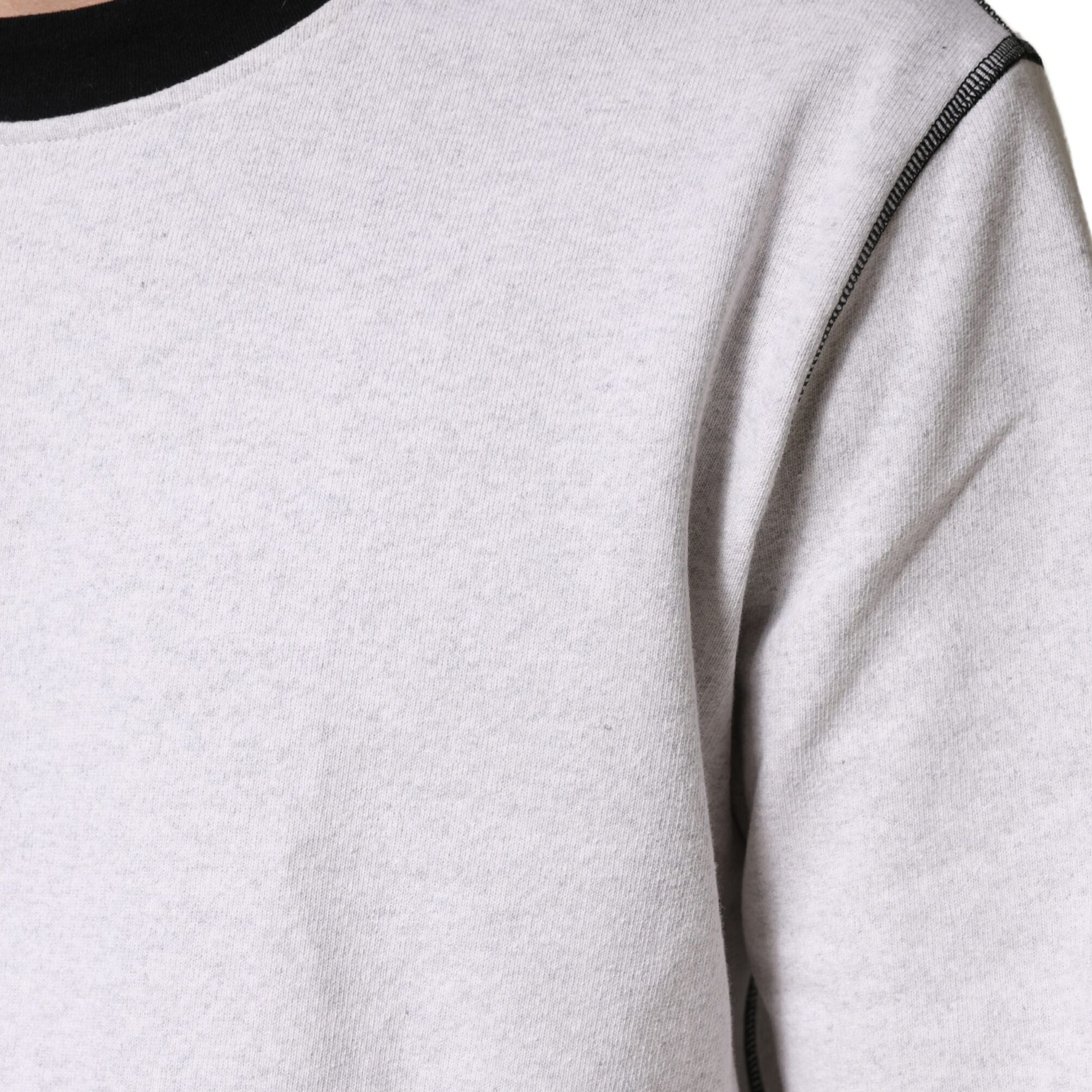 Dolce & Gabbana Light Grey Cotton Crewneck Sweatshirt Sweater