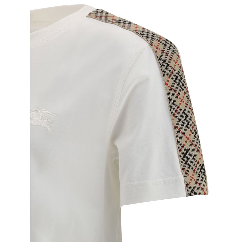 Burberry White Cotton T-Shirt