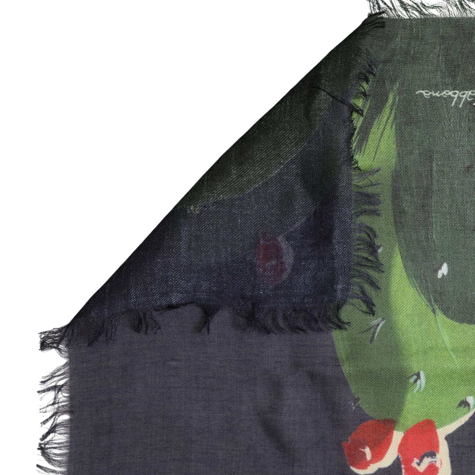 Dolce & Gabbana Multicolor Taormina Modal Shawl 130cm x 130cm Men Scarf