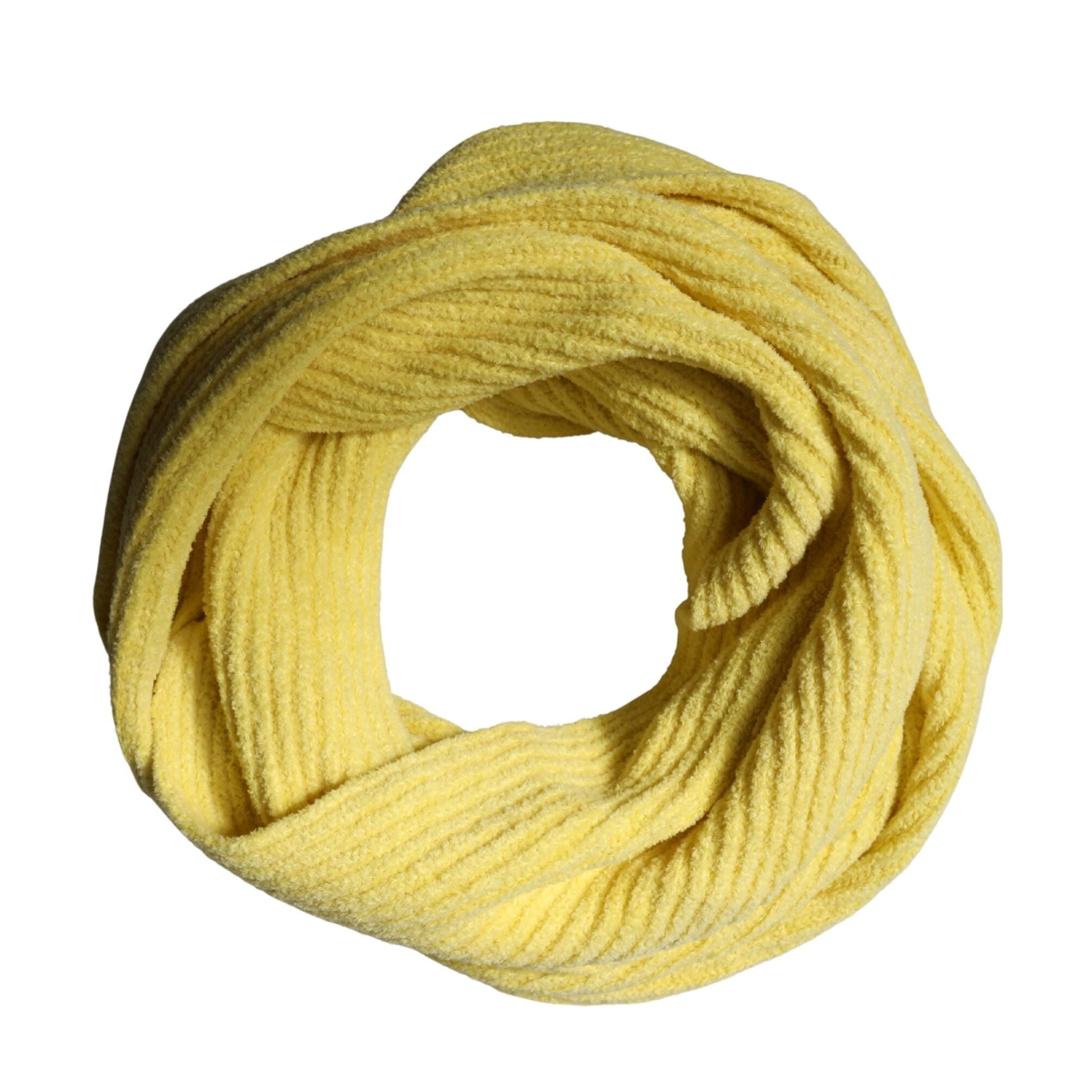 Dolce & Gabbana Yellow Cotton Knitted Neck Foulard 270cm x 31cm Men Scarf