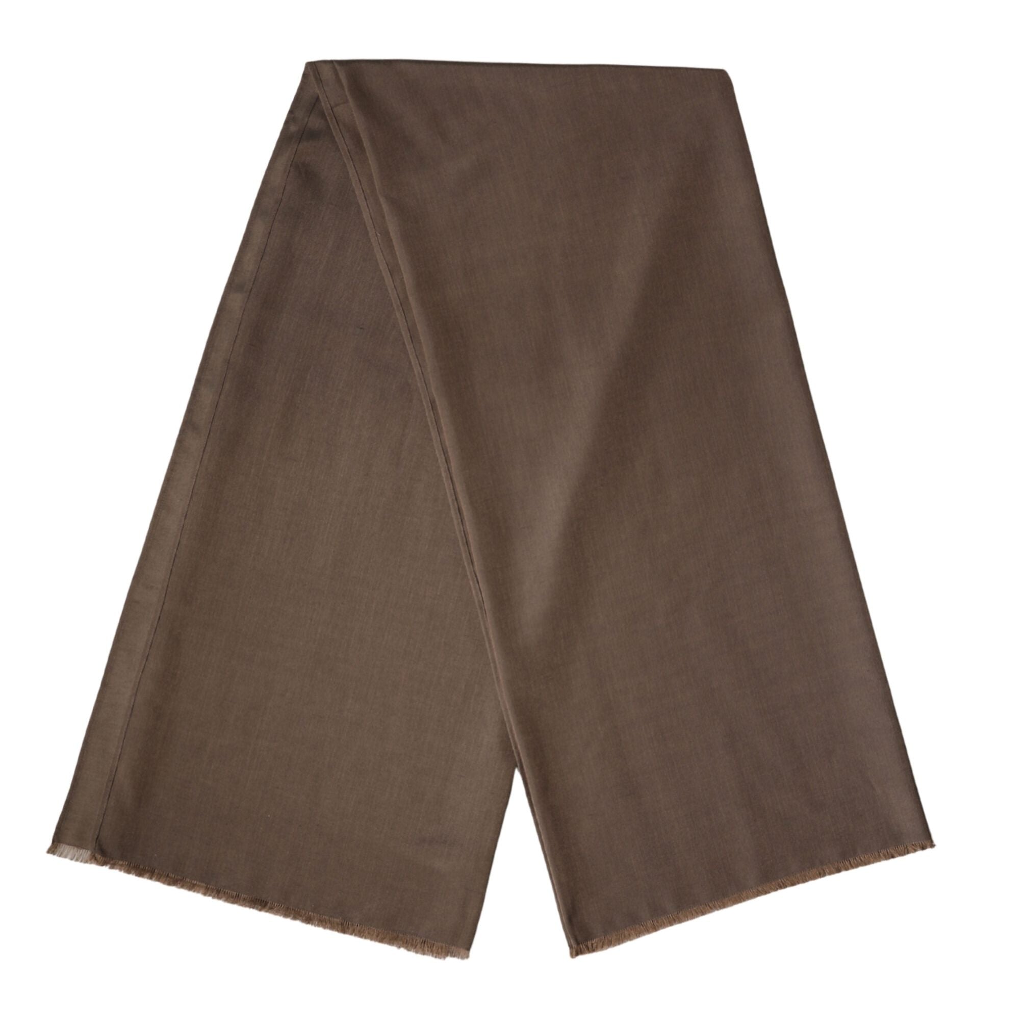 Dolce & Gabbana Brown Polyester Neck Warmer Shawl 185cm x 165cm Men Scarf