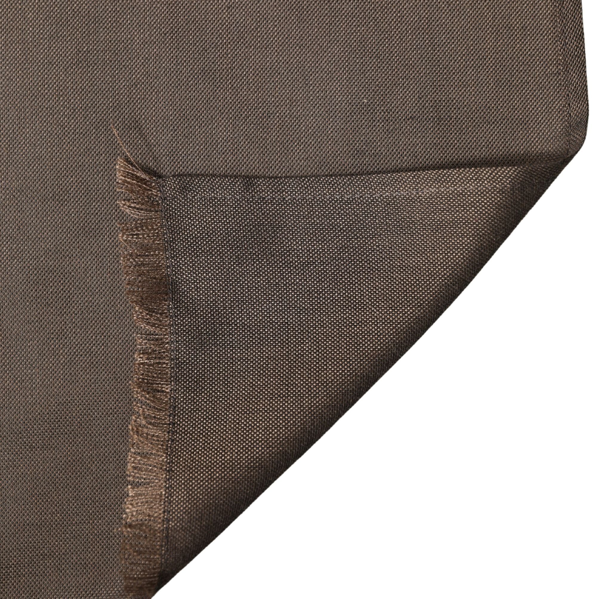Dolce & Gabbana Brown Polyester Neck Warmer Shawl 185cm x 165cm Men Scarf