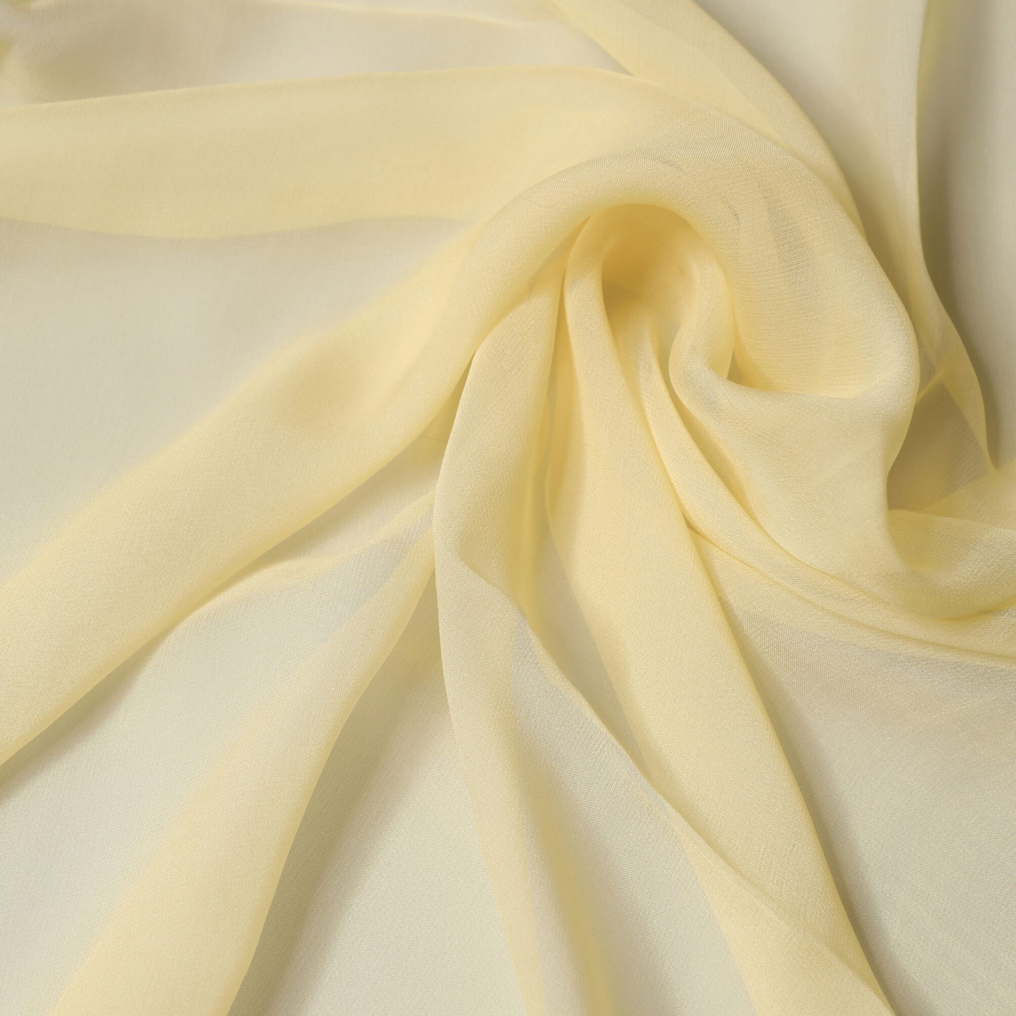 Dolce & Gabbana Light Yellow Silk Wrap Shawl Foulard 100cm x 99cm Scarf