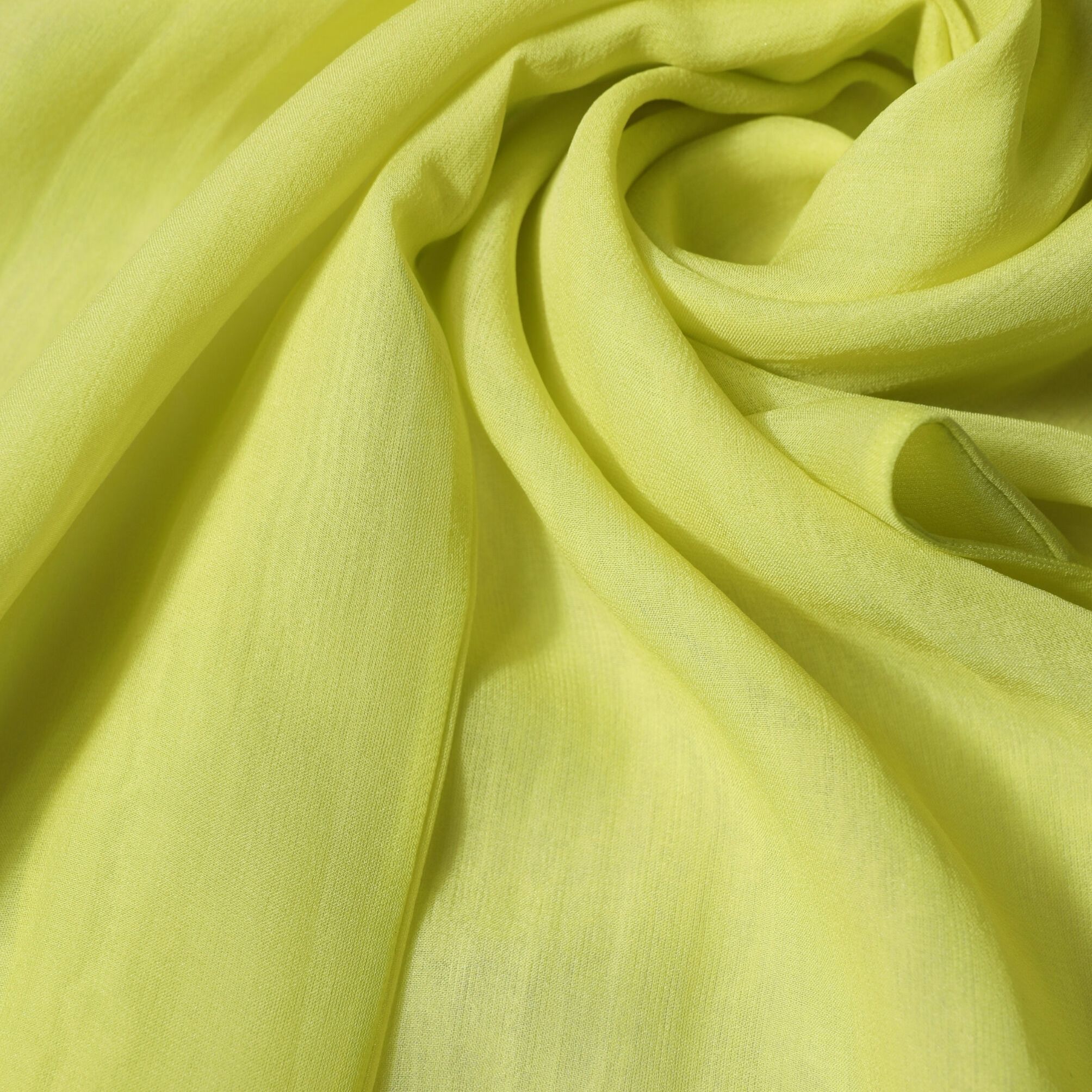 Dolce & Gabbana Yellow Green Silk Sash Foulard Stole 292cm x 19cm Scarf