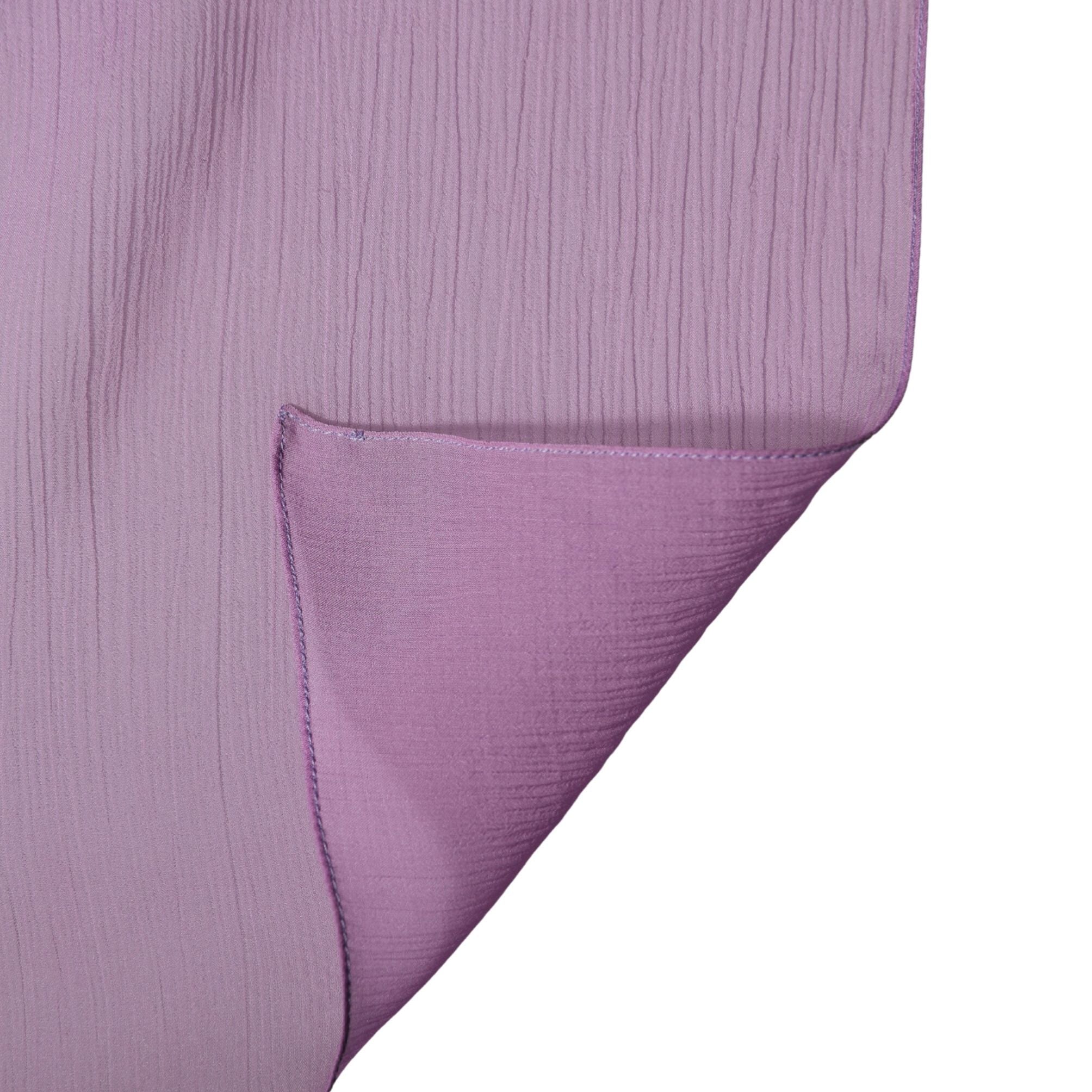 Dolce & Gabbana Light Purple Silk Neck Wrap Foulard 114cm x 114cm Scarf