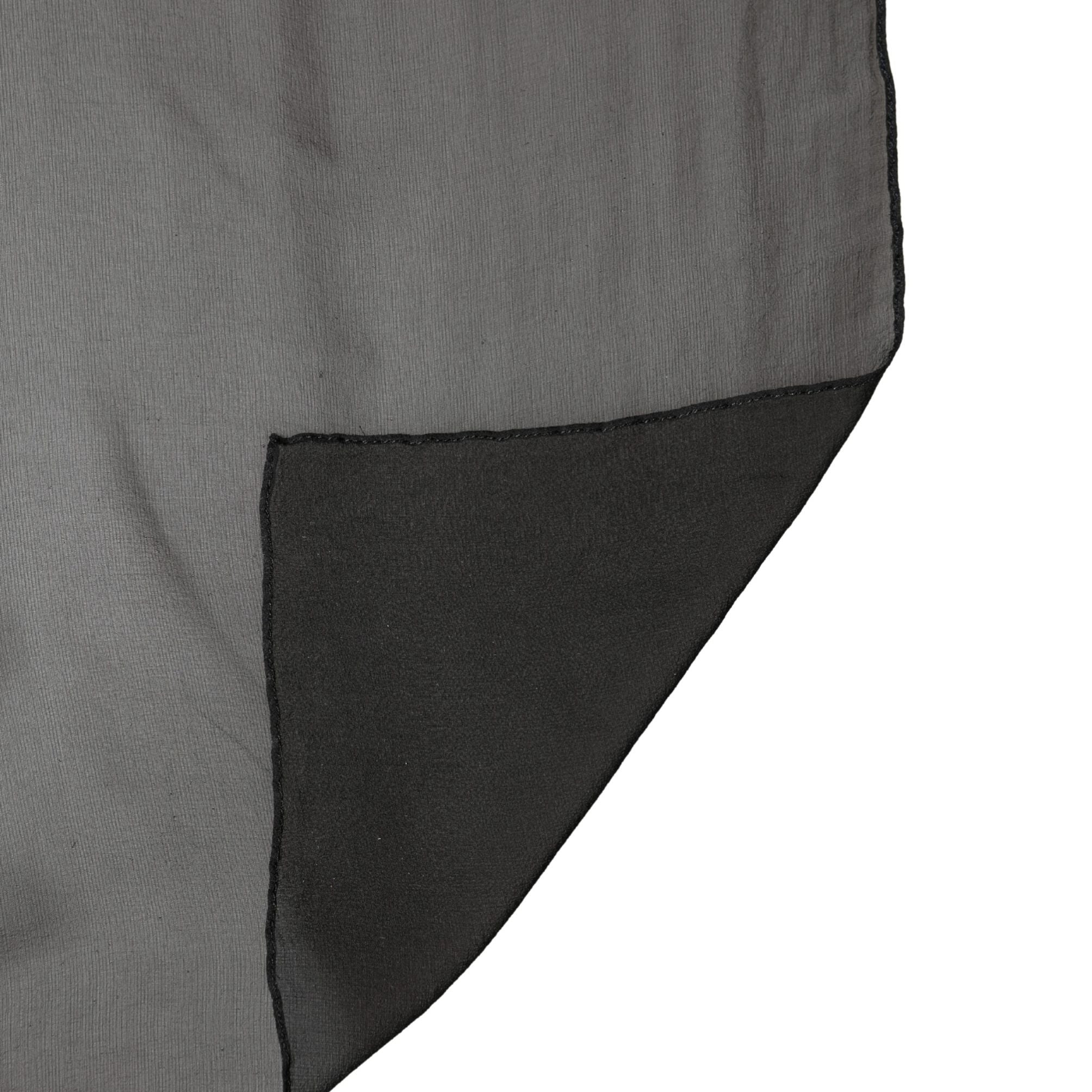 Dolce & Gabbana Black Silk Neck Wrap Shawl Stole 167cm x 126cm Scarf