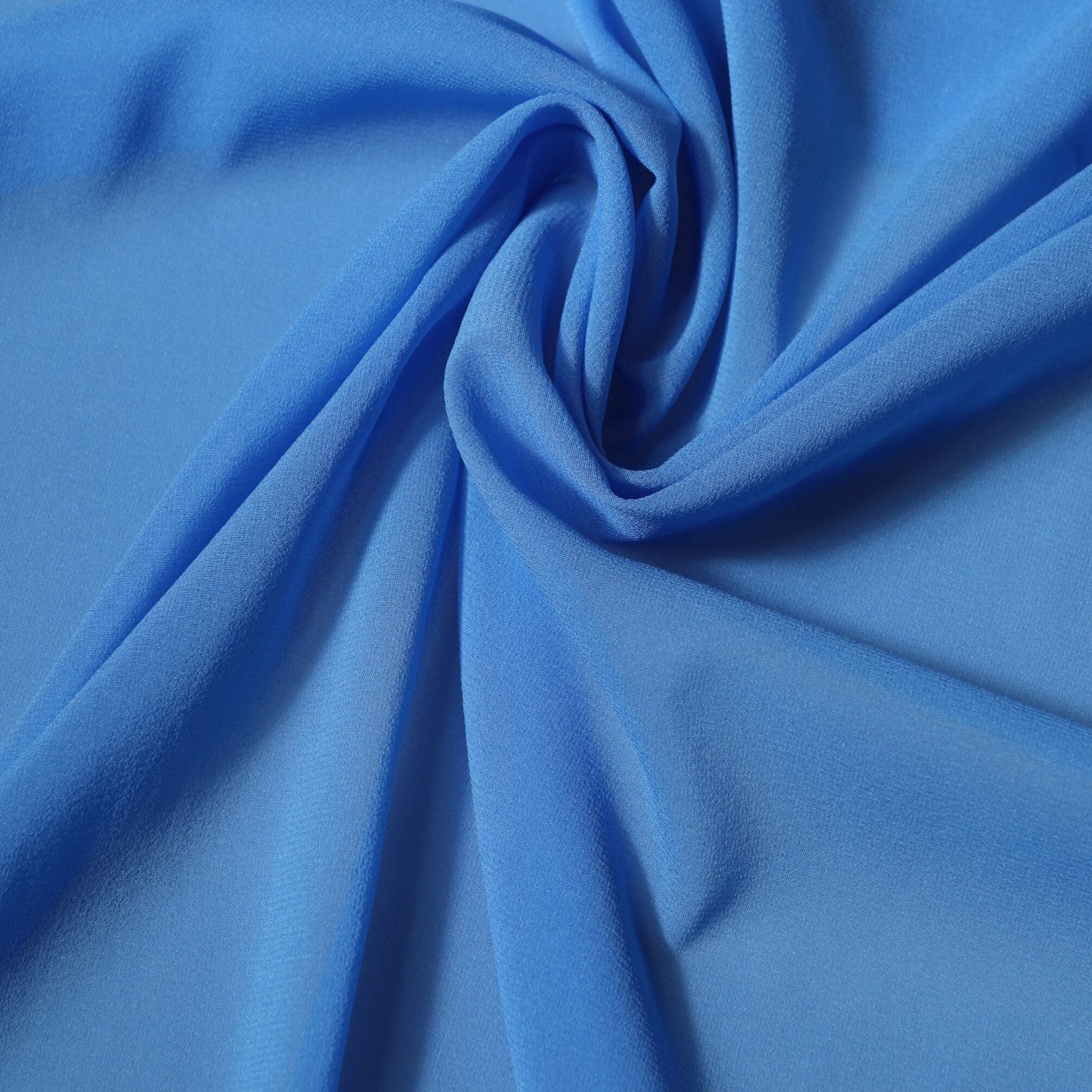Dolce & Gabbana Blue Silk Neck Wrap Shawl Stole 200cm x 64cm Scarf