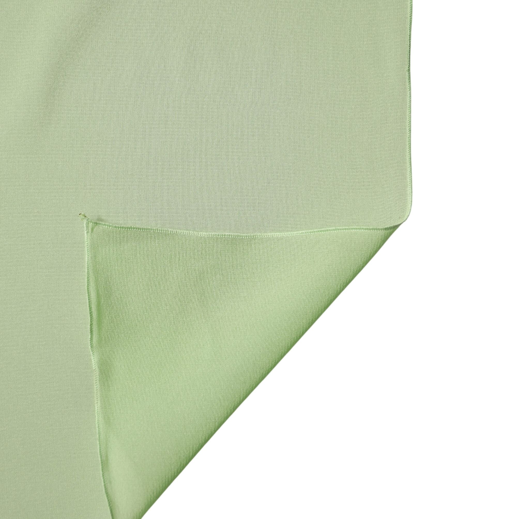 Dolce & Gabbana Light Green Silk Neck Wrap Shawl Stole 200cm x 64cm Scarf