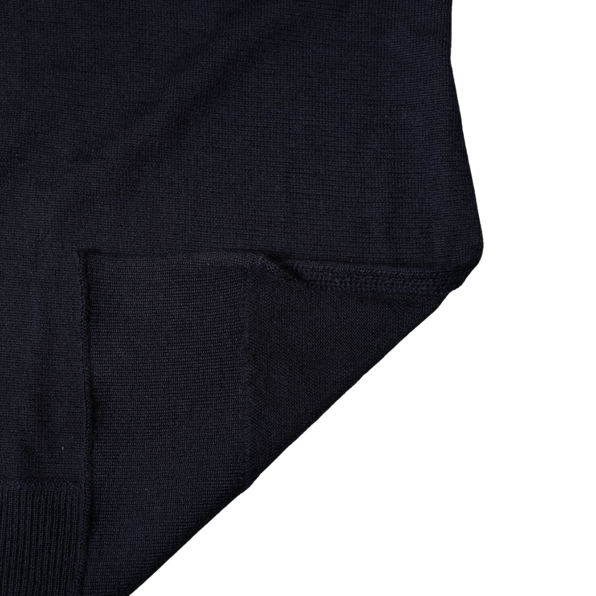 Dolce & Gabbana Black Wool Knitted Shawl Neck Wrap 200cm x 25cm Scarf