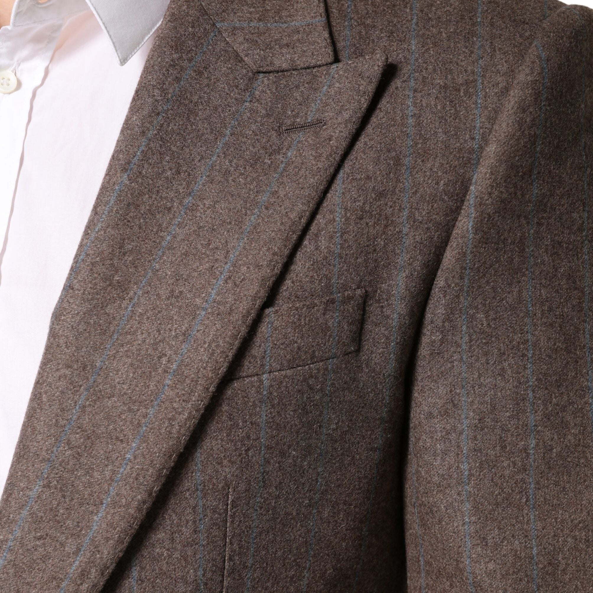 Dolce & Gabbana Brown Stripes Single Breasted Blazer