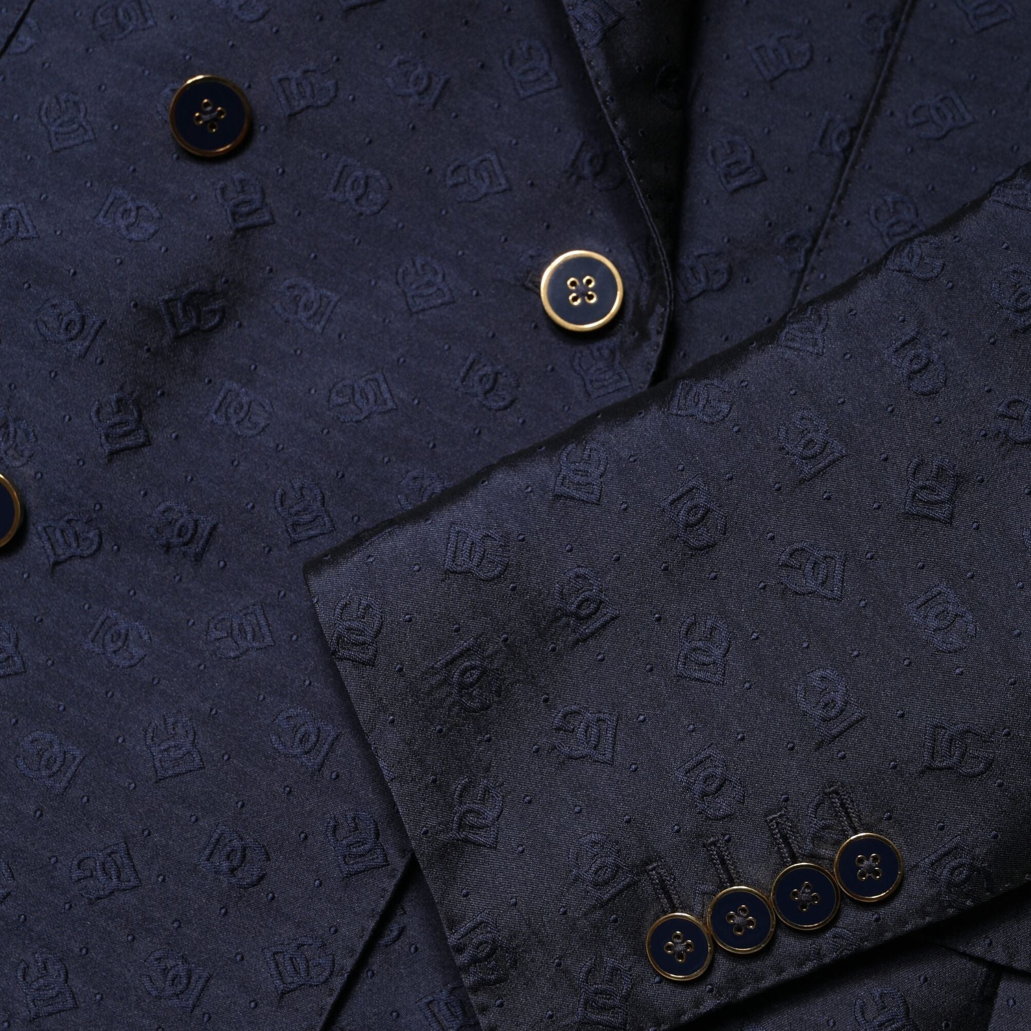 Dolce & Gabbana Dark Blue Double Breasted SICILIA 2 PC Suit