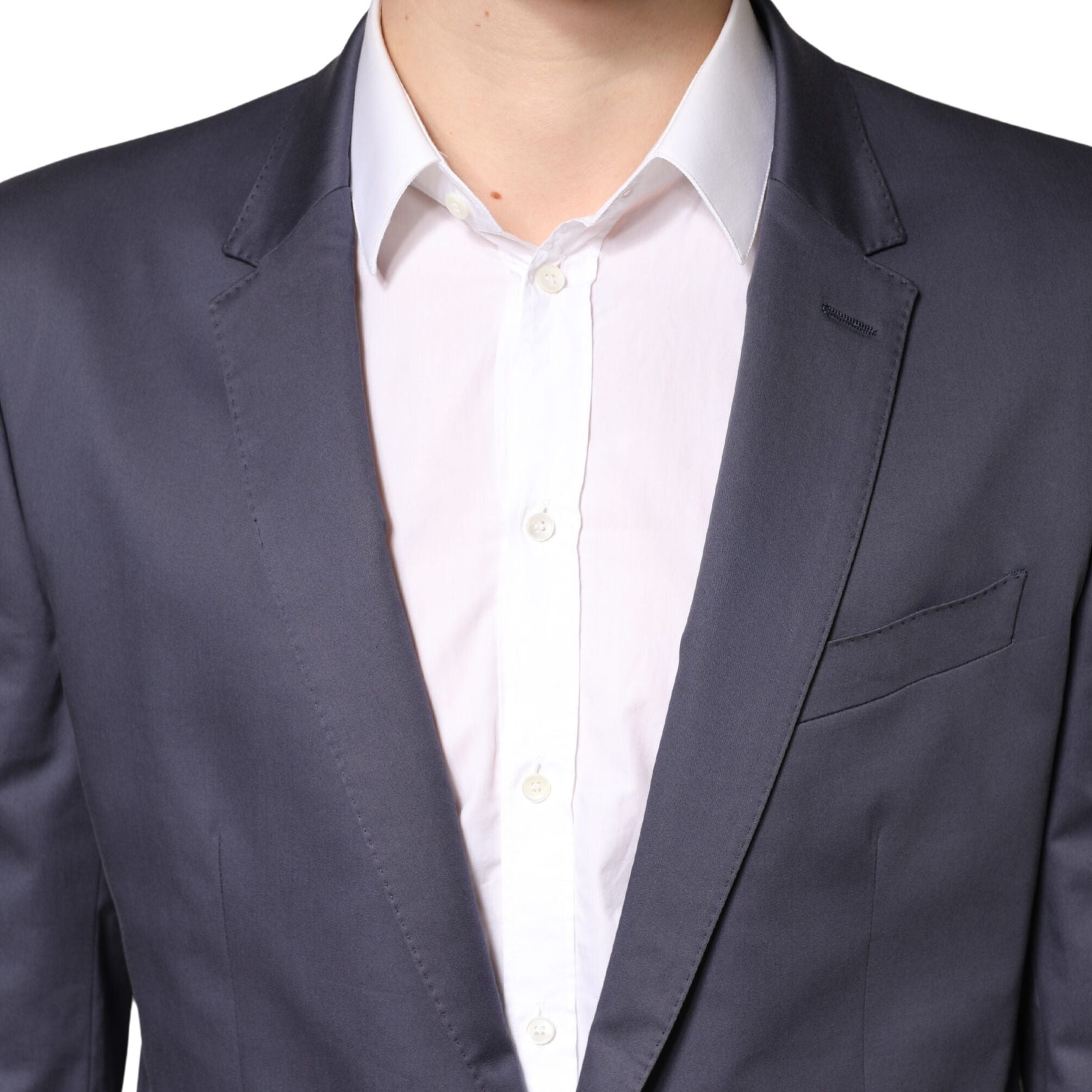 Dolce & Gabbana Blue Single Breasted MARTINI 2 Piece Suit