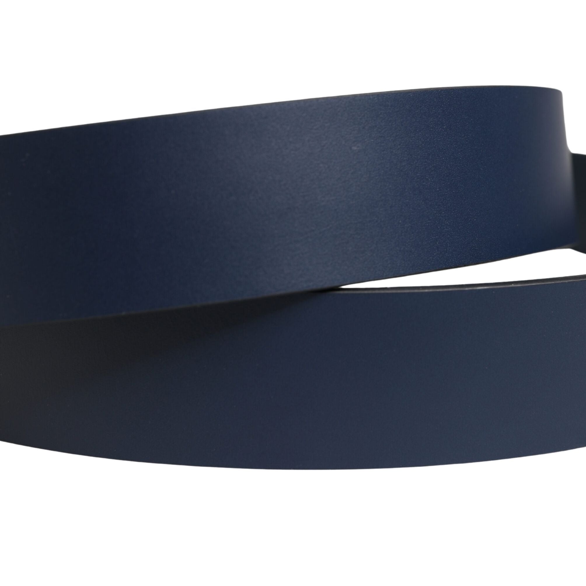 Dolce & Gabbana Blue Leather Logo Metal Buckle Men Belt